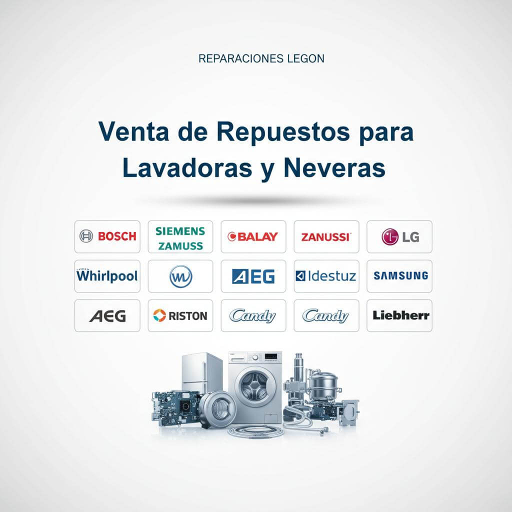 Repuestos para lavadoras y neveras