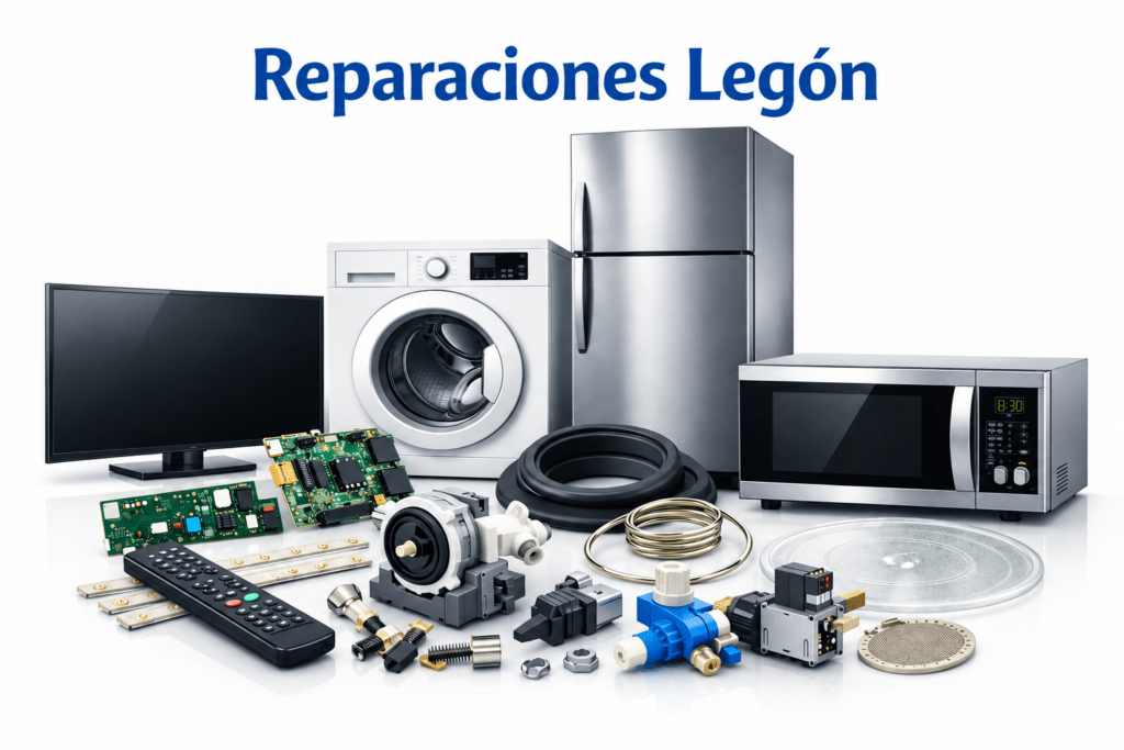Venta de repuestos y recambios de electrodomésticos Reparaciones Legón
