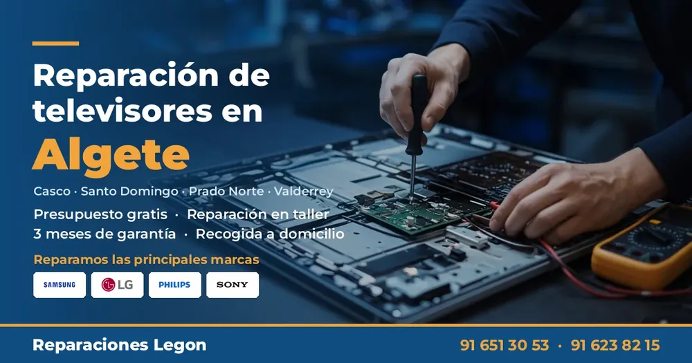 Reparación de televisores en Algete - Reparaciones Legon