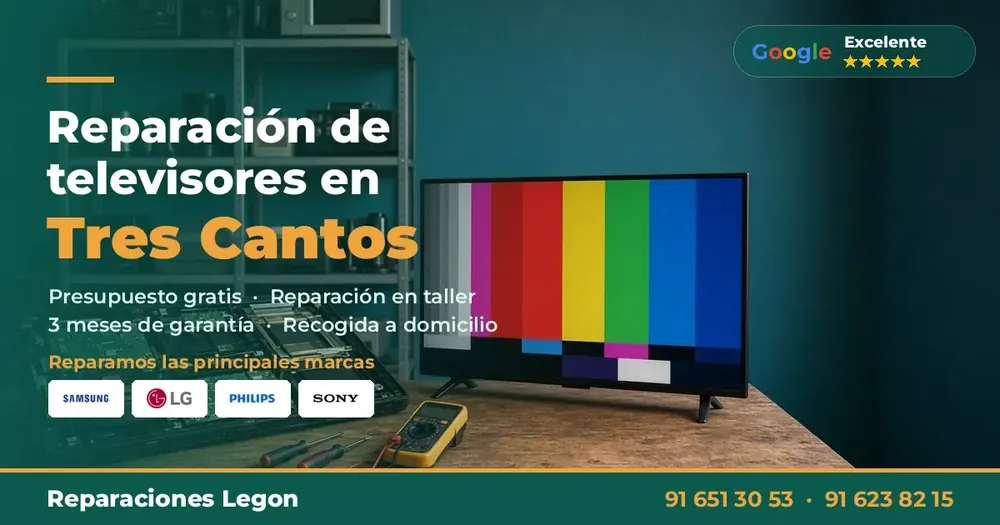 Reparación de televisores en Tres Cantos - Reparaciones Legon